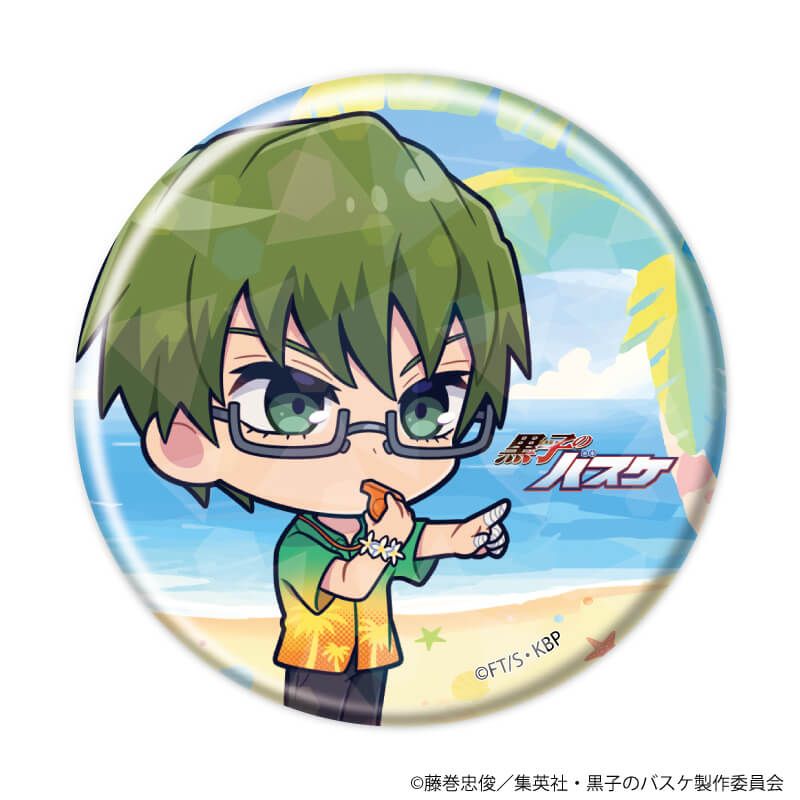 ホログラム缶バッジ(57mm)「黒子のバスケ」01/アロハver. コンプリート