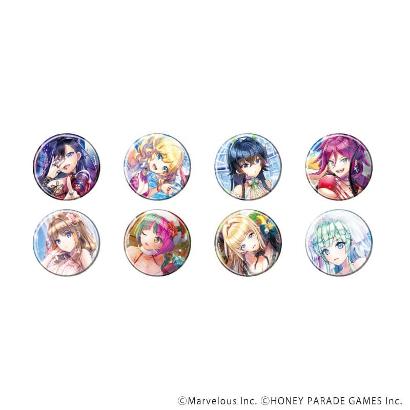 ホログラム缶バッジ(57mm)「ドルフィンウェーブ」02/BOX②