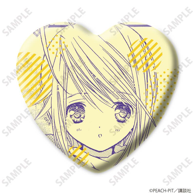 ハート型缶バッジ「しゅごキャラ！」02/辺里唯世&月詠イクトBOX