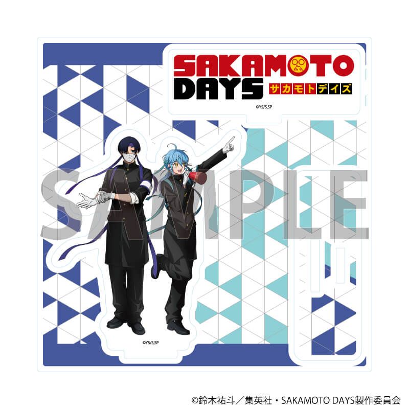 アクリルスタンドプレート「SAKAMOTO DAYS」06/赤尾晶&勢羽真冬 応援団