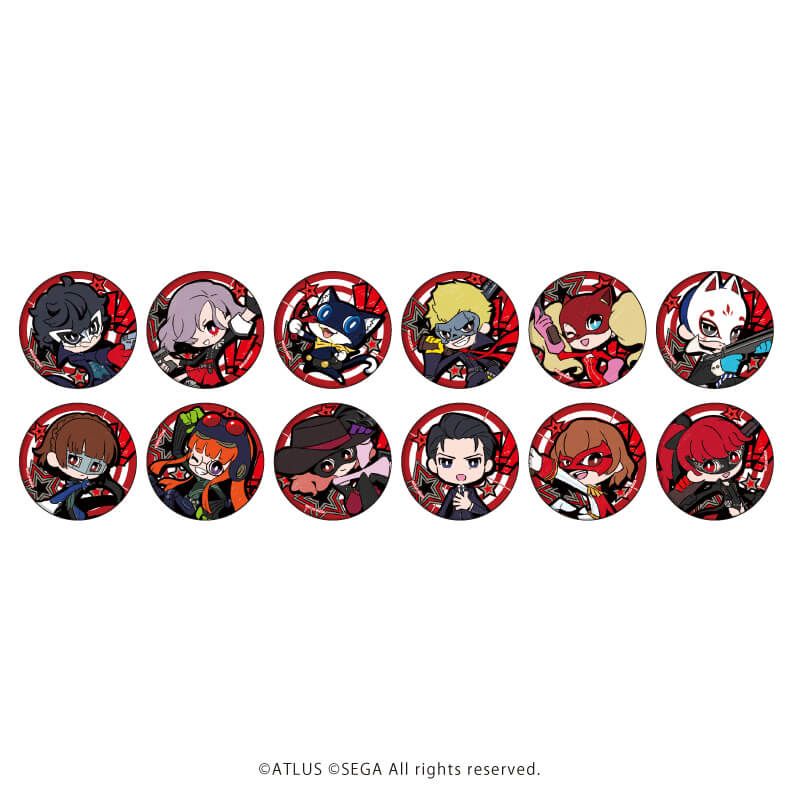 缶バッジ『ペルソナ5 タクティカ』01/コンプリートBOX(全12種)(グラフ