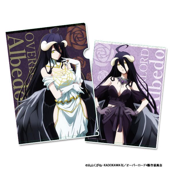 オーバーロード アルベド シャルティア クリアファイル2枚セット 劇場