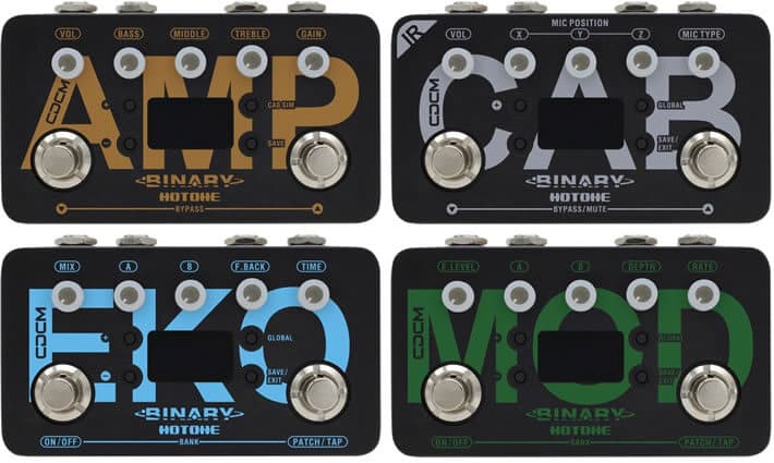 HOTONE BINARY EKO - デュアルDSP、17種類のデジタル・ディレイを搭載