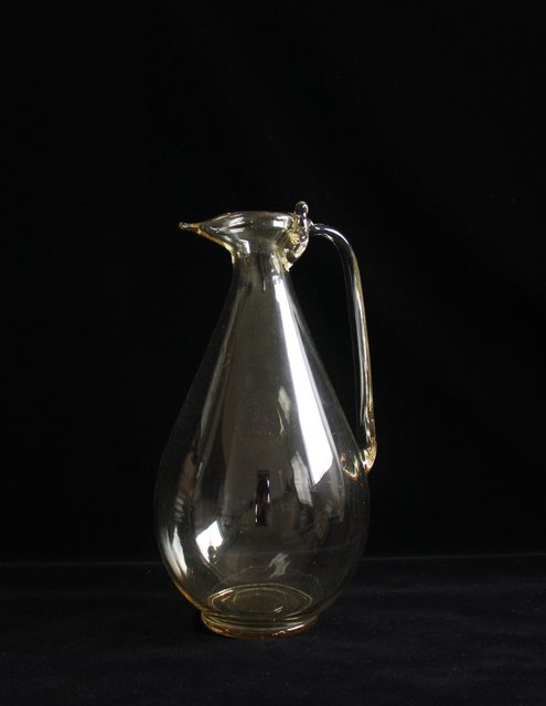 由水常雄 監修 復元正倉院ガラス白瑠璃 水瓶/水差 Y012｜骨董店 のびる