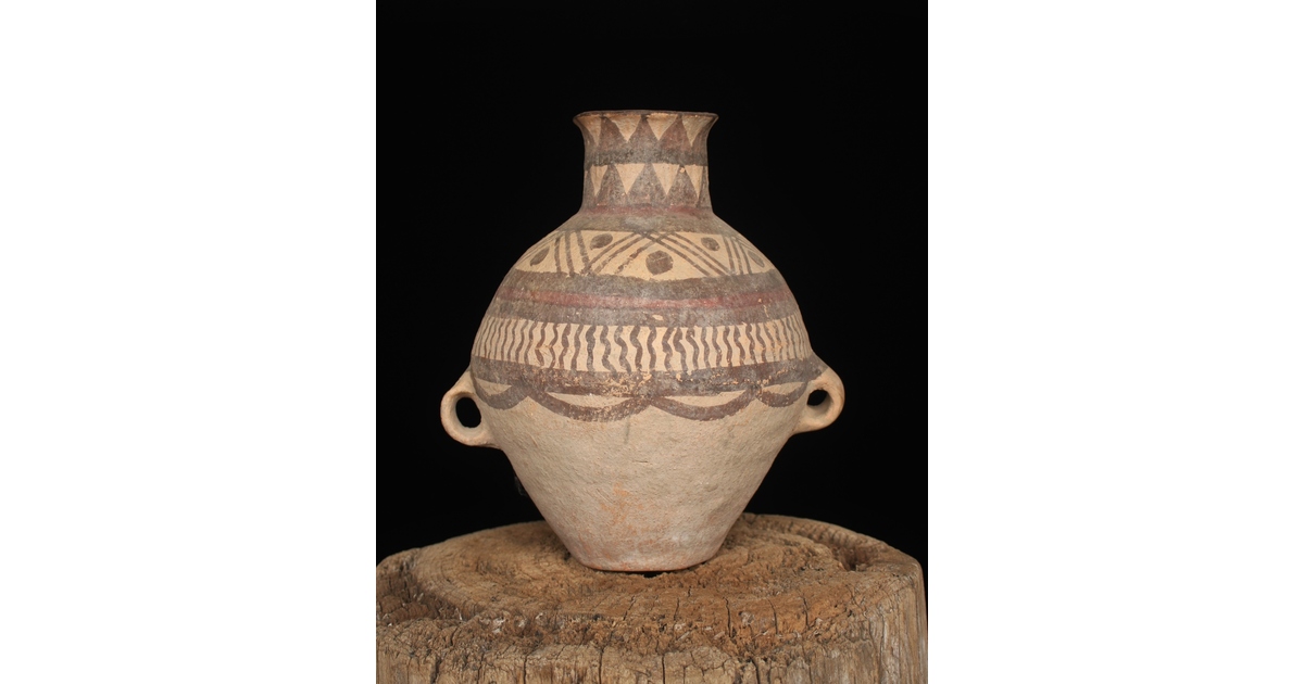 陶器大壺 中国 アンダーソン土器紀元前3000年 陶器大壺中国
