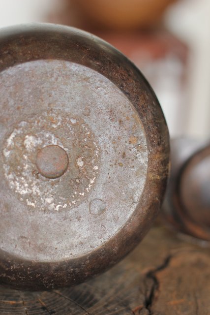 南部鉄瓶 有坂造 茄子型砲口鉄瓶 M160｜骨董店 のびる 古美術 骨董