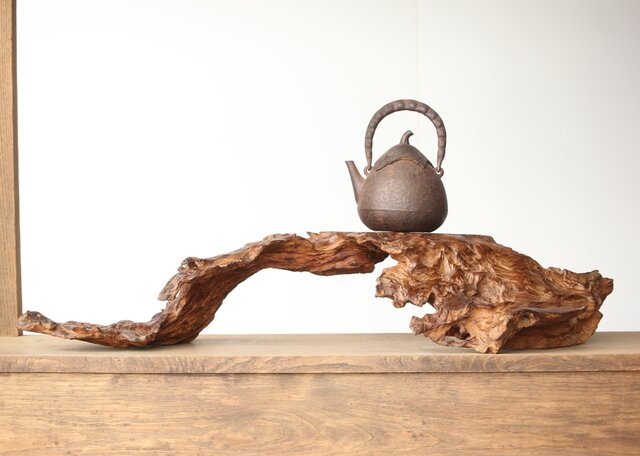 根木 変木 自然木 盆栽卓 X412｜骨董店 のびる 古美術 骨董 和風建具