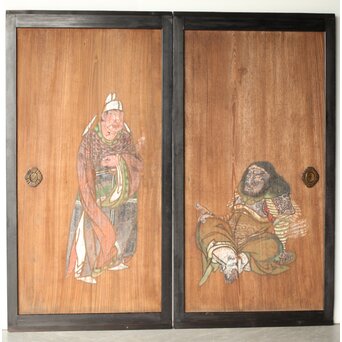 戦前？ 古い 板絵 油彩 油絵 古道具 アンティーク No.2 戦前？ 古い 板