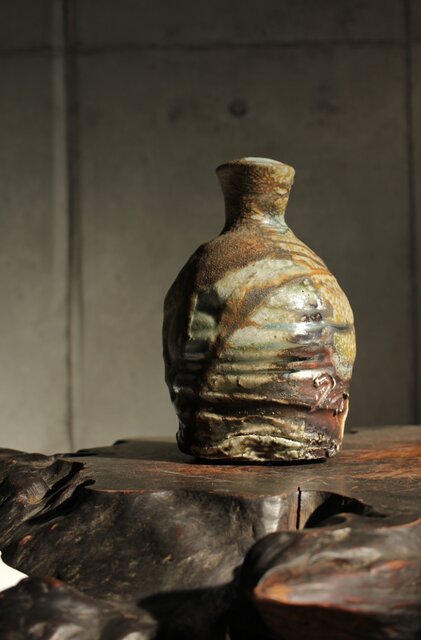 希少作☆熊野九郎右衛門☆熊志野茶碗☆共箱・布・栞