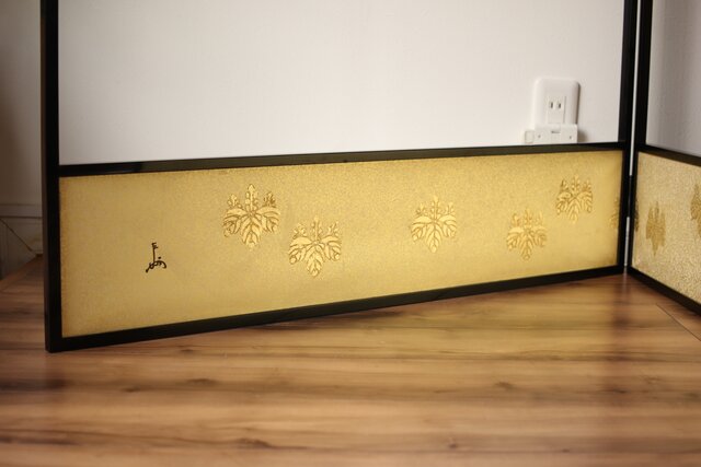 桐腰風炉先屏風 奥村吉兵衛 共箱 即中斎書付 Z543｜骨董店 のびる 古