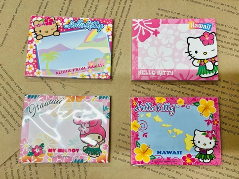 ハワイで大人気 日焼けキティちゃん メモ帳 サンリオ | ハッピーハワイ