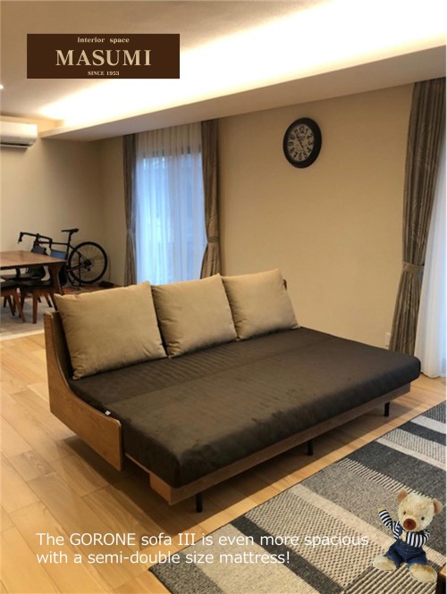 熊本市・M様邸☆座面がもっと広々！セミダブルサイズのごろ寝ソファⅢ