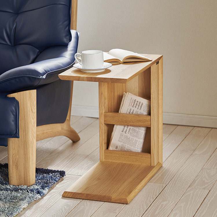 カリモク花台 オールドカリモク コロニアル 幅広台 サイドテーブル