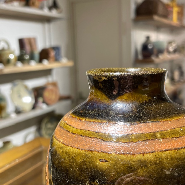 金城次郎 唐草文指描壺 共箱｜SAFARI サファリ｜高円寺 吉祥寺 VINTAGE