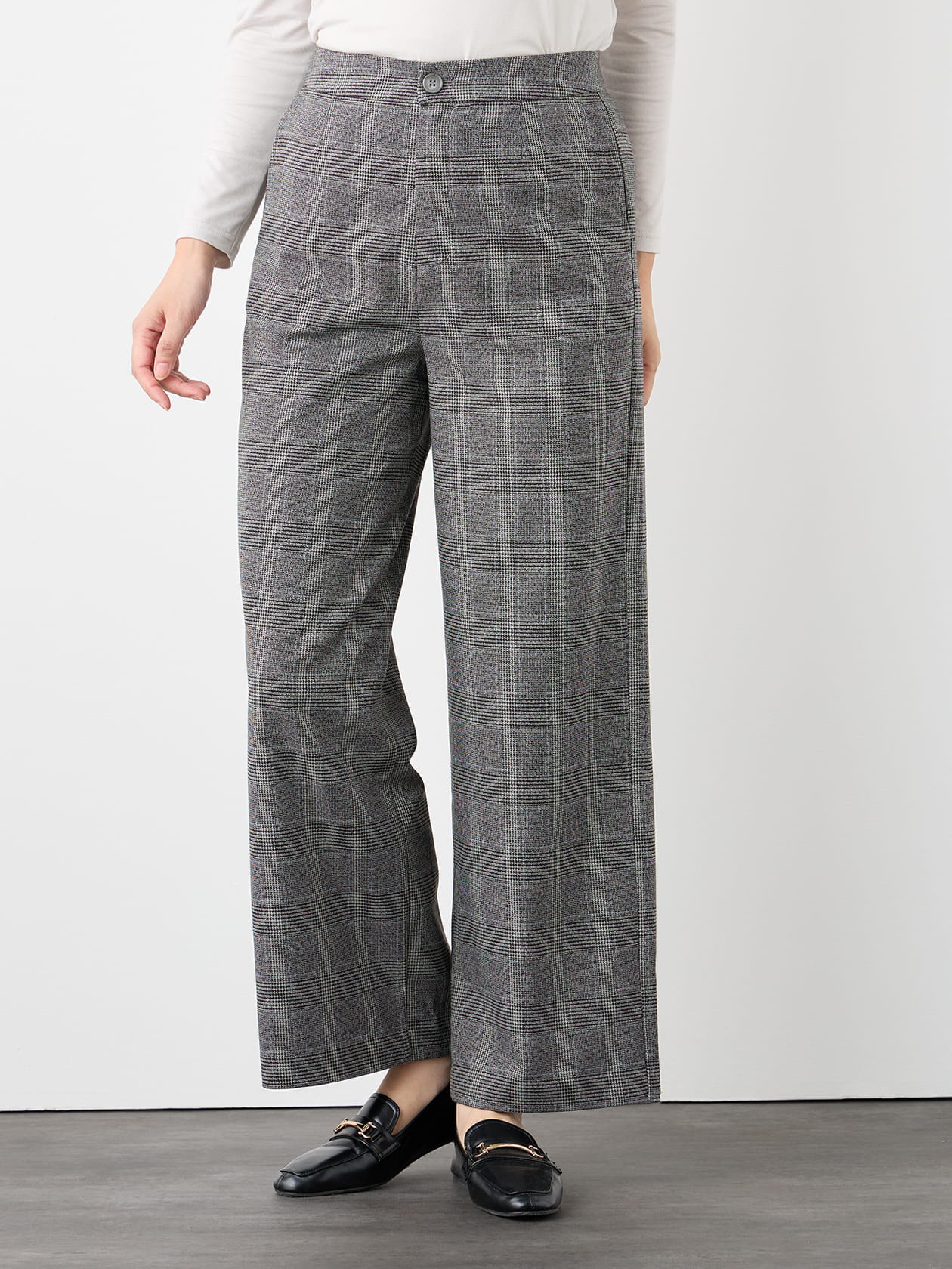 3buy40%OFF！対象商品】ミックスグレンチェックパンツ（6205433