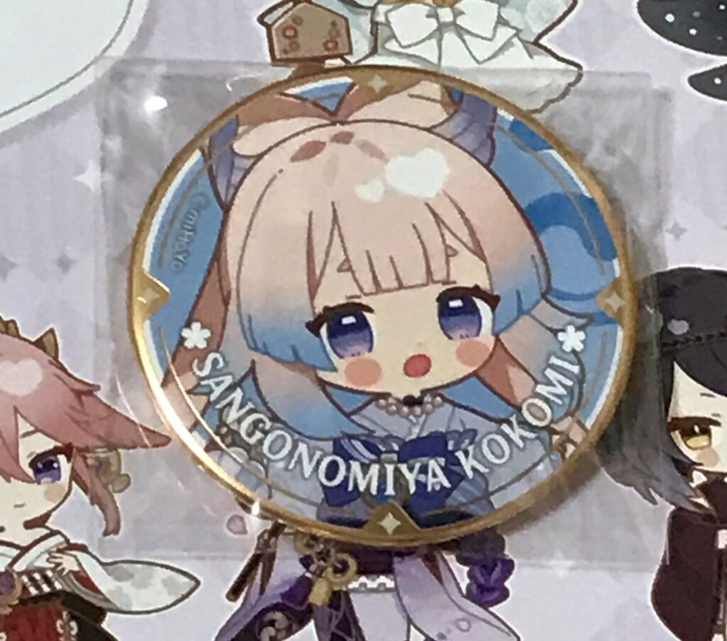 原神 スイパラコラボ ちびキャラ缶バッチ稲妻 コンプリートセット 原神