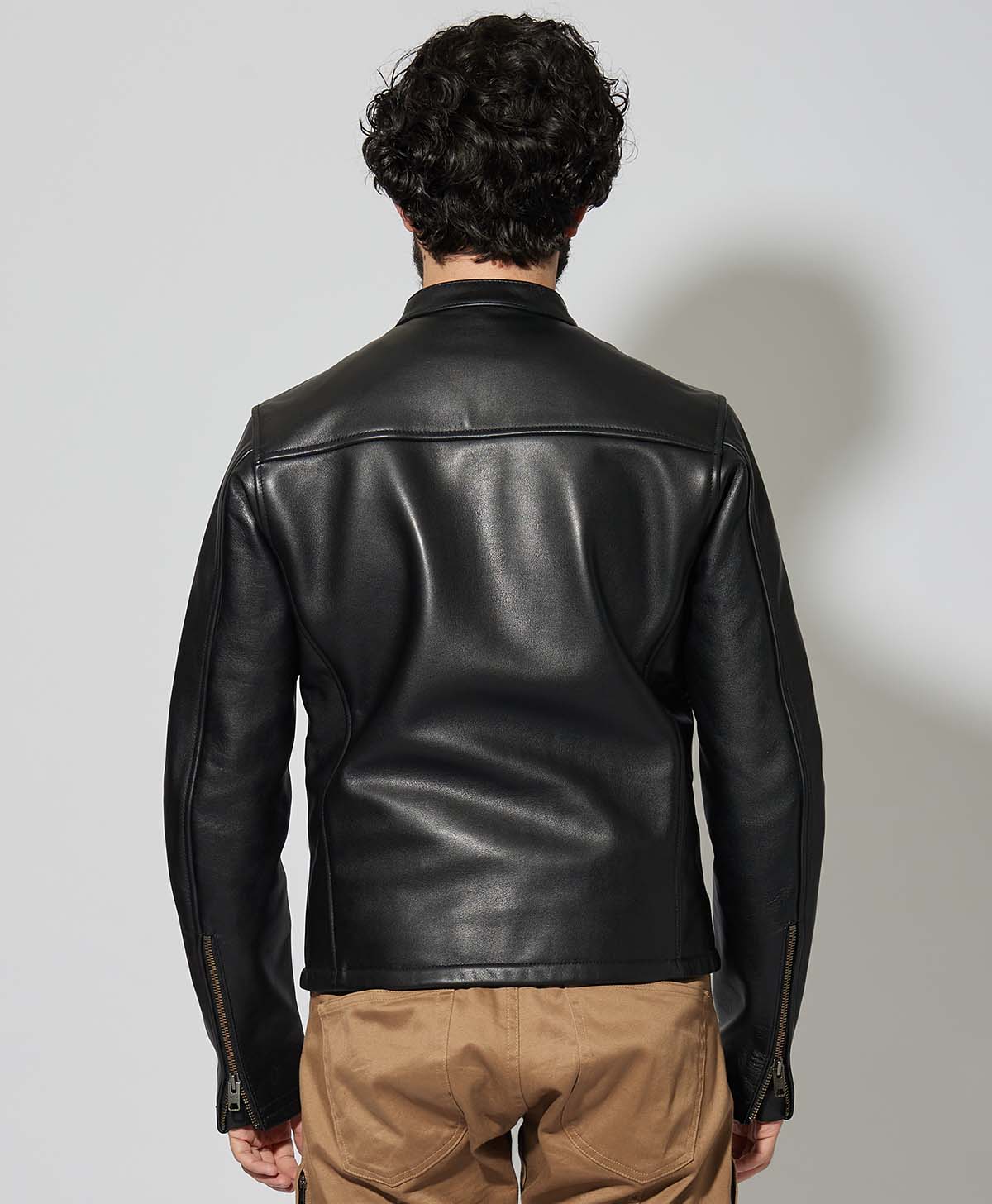 Leather jacket tight double leather jacket | Kadoya official
