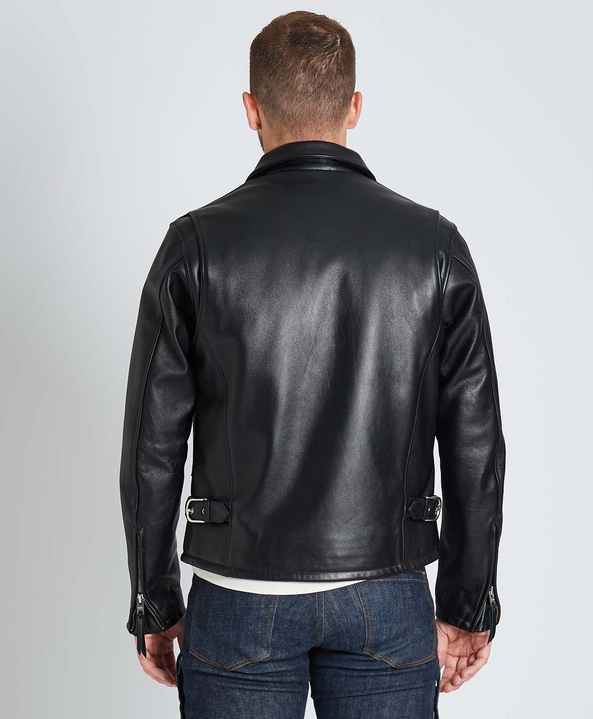 革ジャン 襟付きシングル レザージャケット｜カドヤ公式オンライン