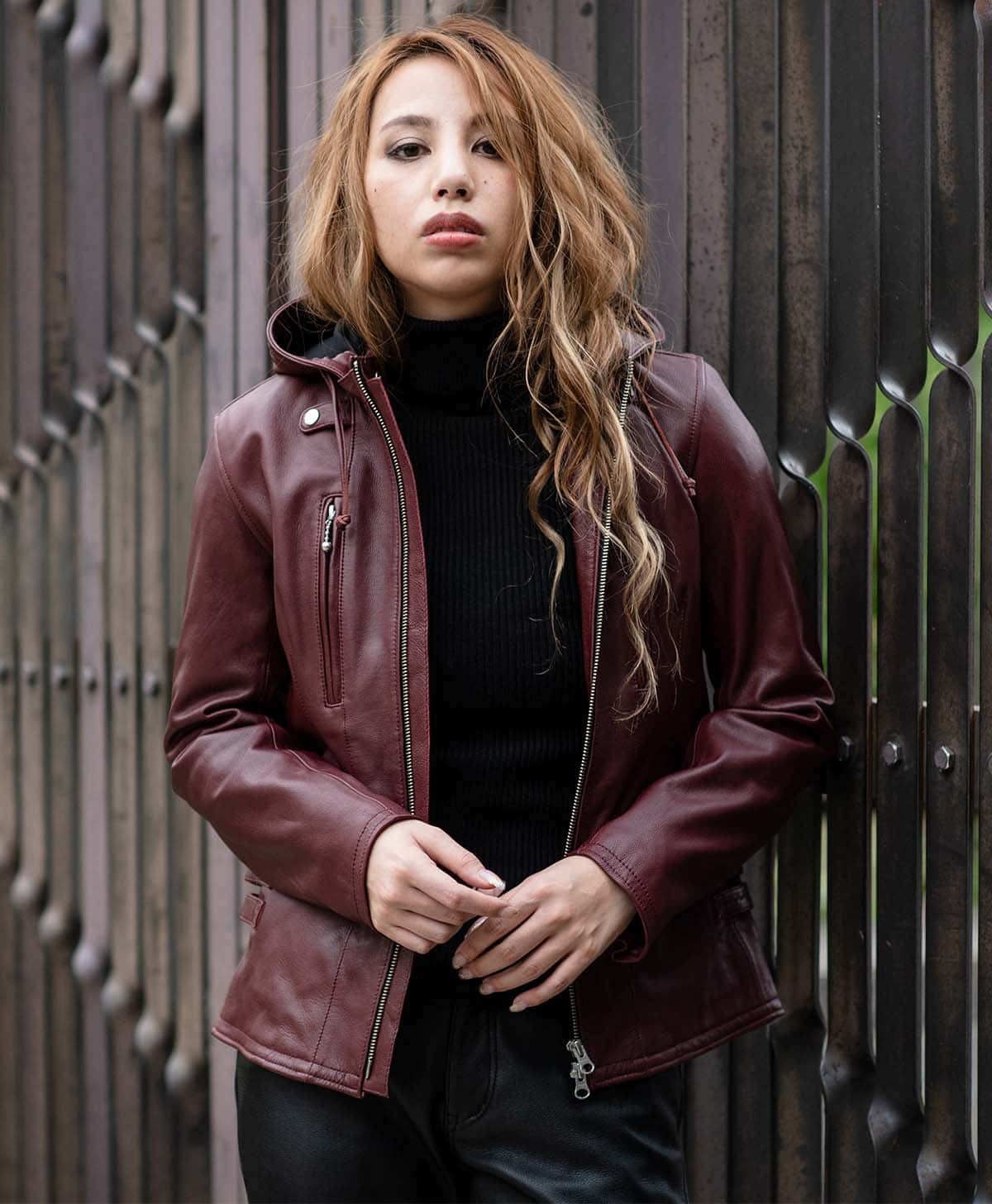 革ジャン フードレザージャケット｜カドヤ公式オンラインショップ