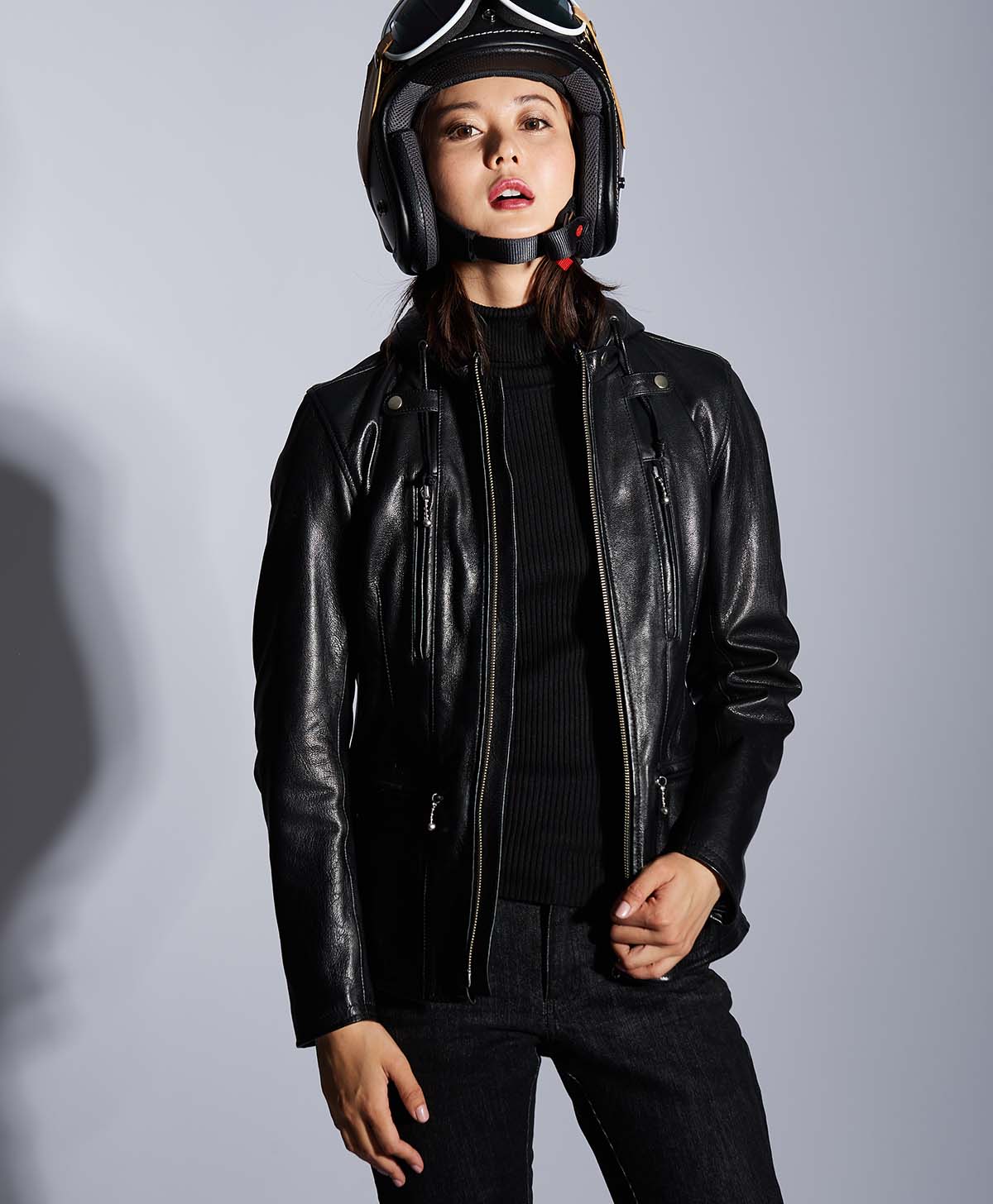 革ジャン フードレザージャケット｜カドヤ公式オンラインショップ