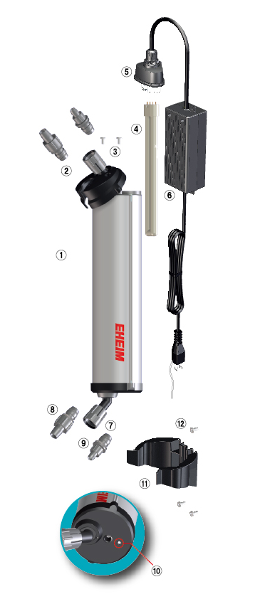 EHEIM｜エーハイム リーフレックスUV2000 UV殺菌灯 ｜ 外部式