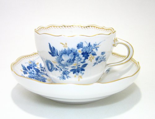 マイセン カップ＆ソーサー6客 花 紙箱・袋付きR1552