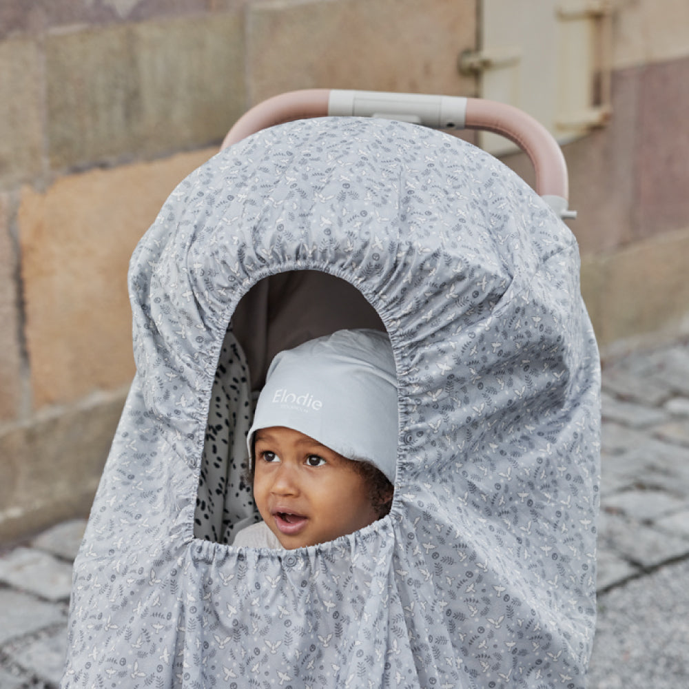 エロディ公式】ベビーカー用 レインカバーBlue Garden – Elodie | エロディ