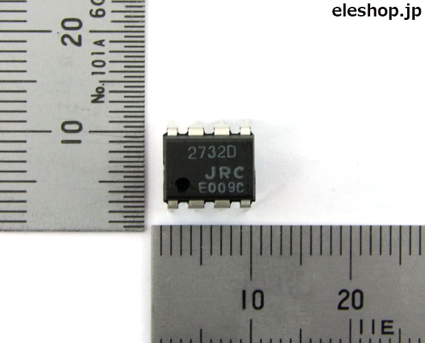 2回路 入出力フルスイングオペアンプ[RoHS] / NJM2732D