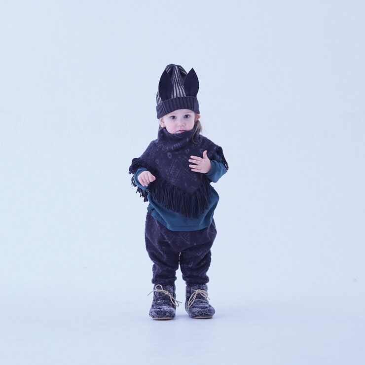 elfinFolk 23AW ビーニー、ポンチョ