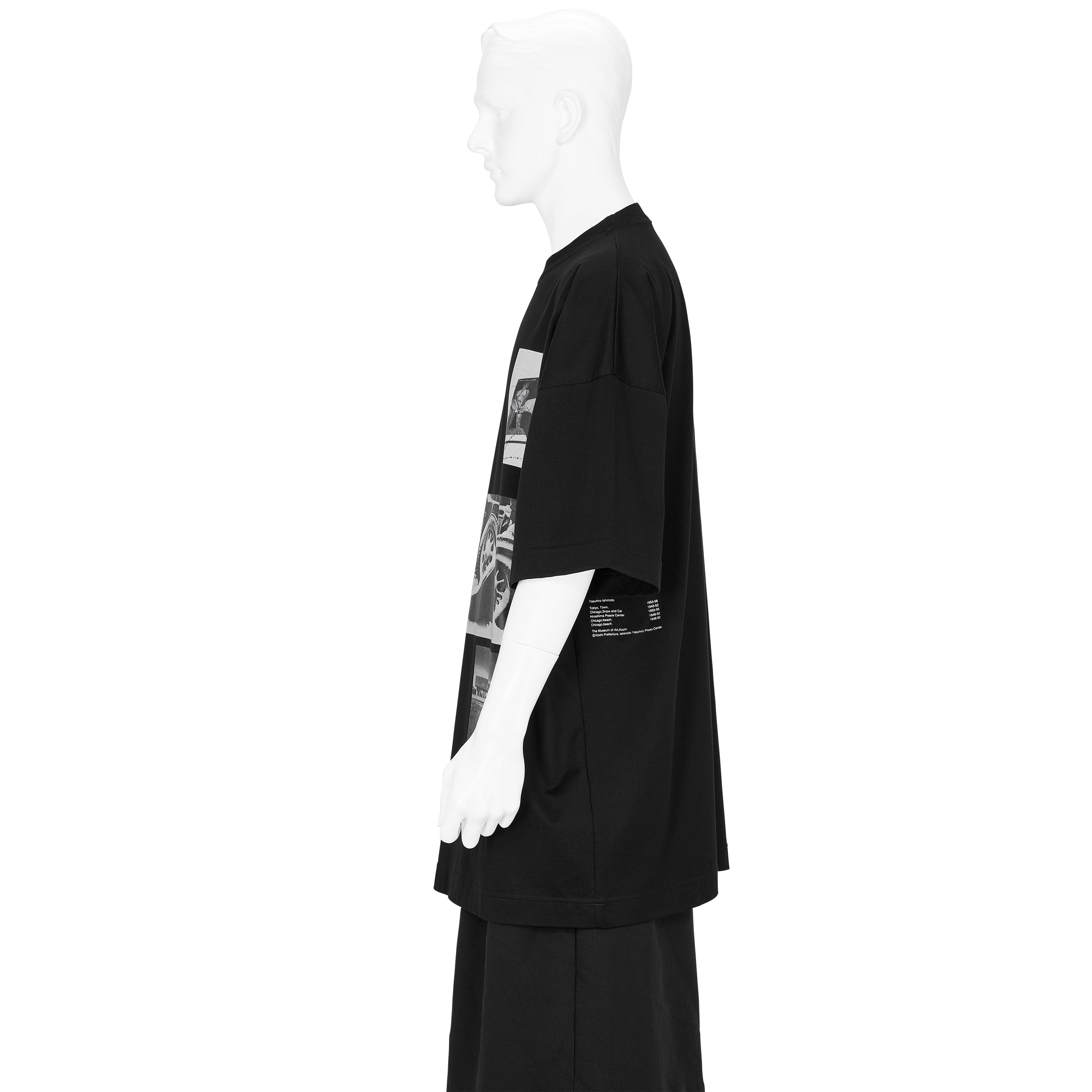 Yasuhiro Ishimoto KIMONO PRINT TEE BLACK - ALMOSTBLACK(オール