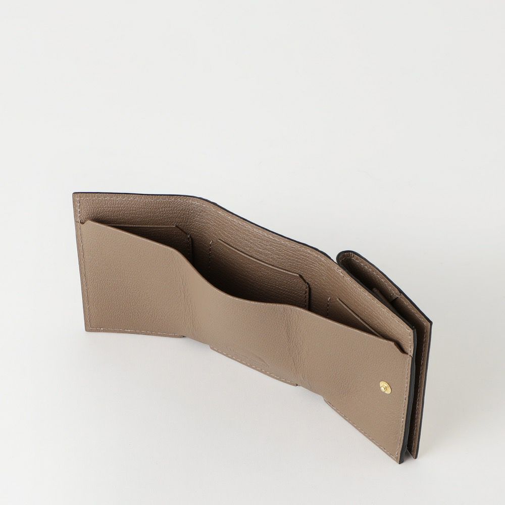 三つ折りミニウォレット WHITE*GRAY | ラルコバレーノ公式通販