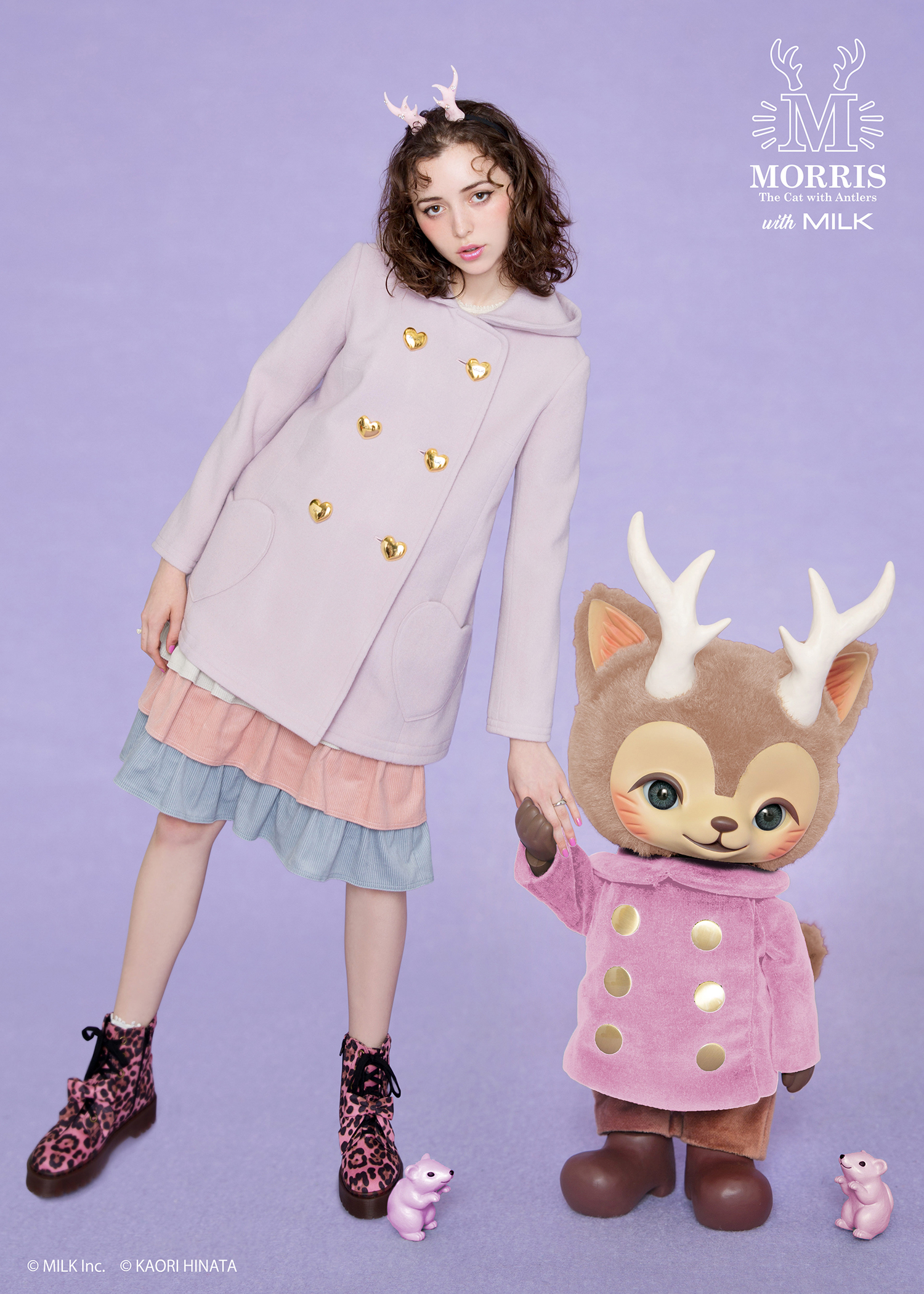 ひなたかほり つのねこモリス ひなたかほり × カメントツ作『MORRIS