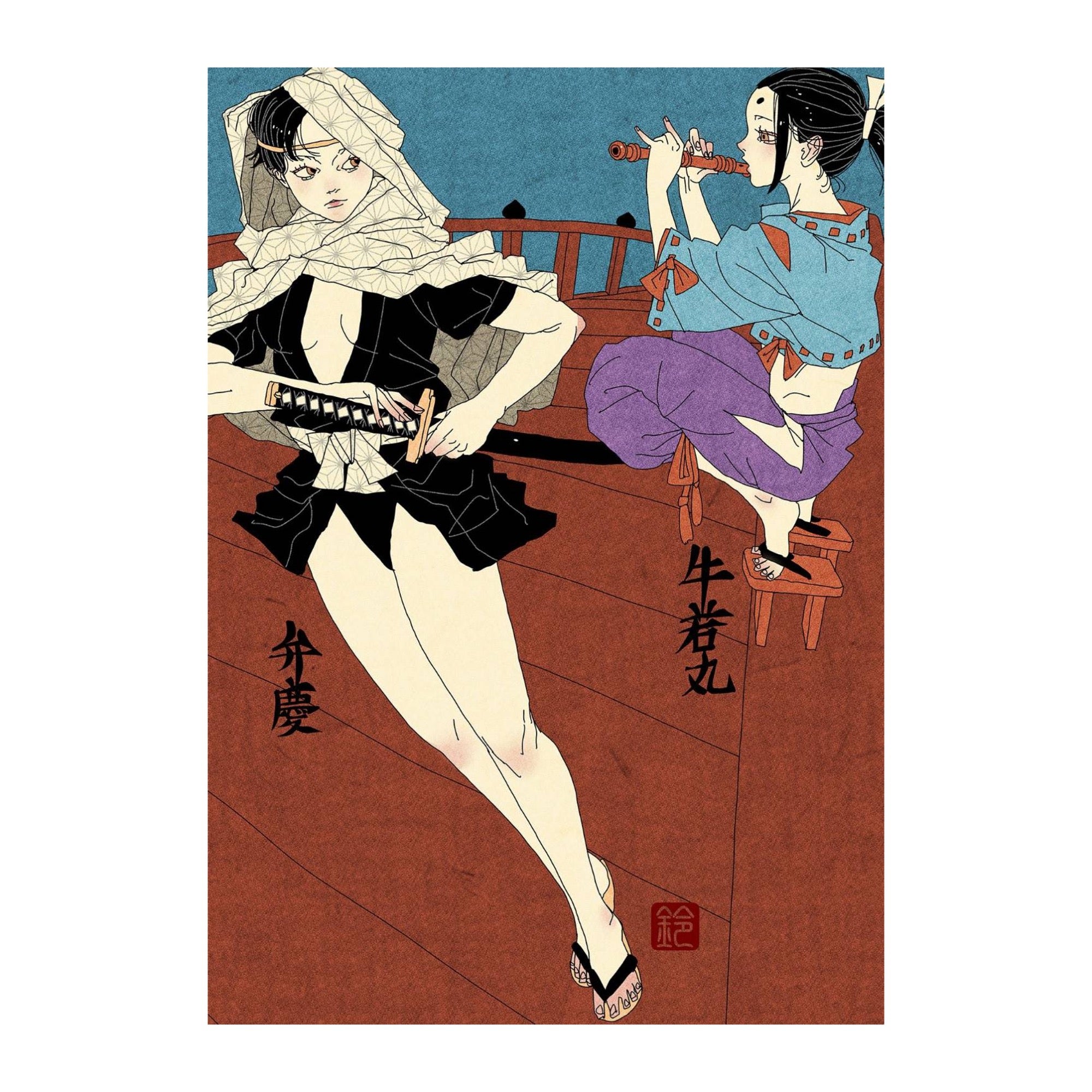 上鈴木正一 油彩画 SM『マンハッタンにて』新作原画 今ならおまけ付き