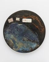 古墳期☆表面風化☆特有な結晶が見られ☆古色上質薄紫色水晶製☆特大コ