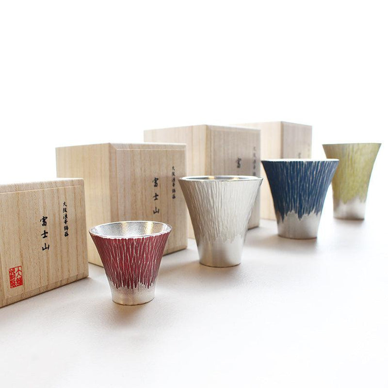 SAKE CUP] MT. FUJI SERIES | OSAKA NANIWA PEWTER WARE ｜Made in