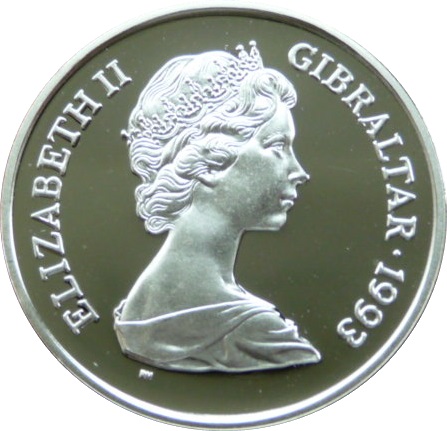 ½ Crown - Elizabeth II (King Edward VIII) - Gibraltar – Numista