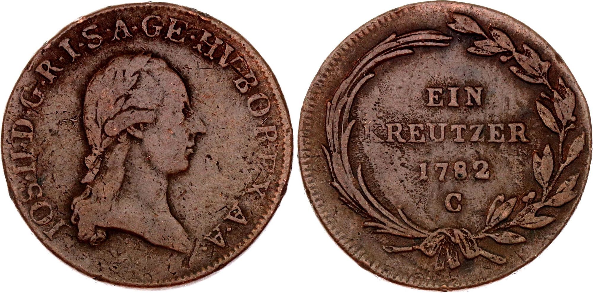 1 Kreuzer - Joseph II - Austrian Empire – Numista