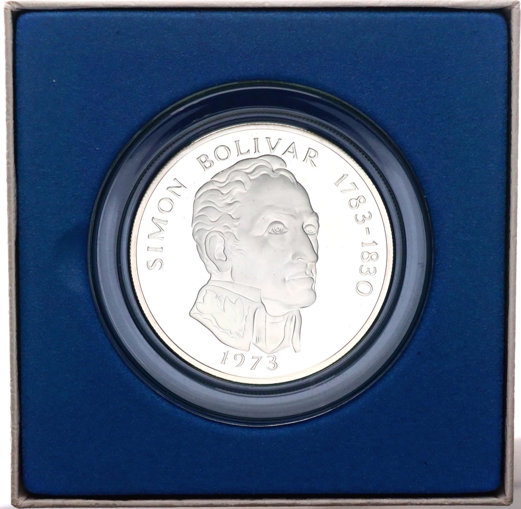 K*n様 1974年 シモン・ボリバル 20バルボアス 銀貨