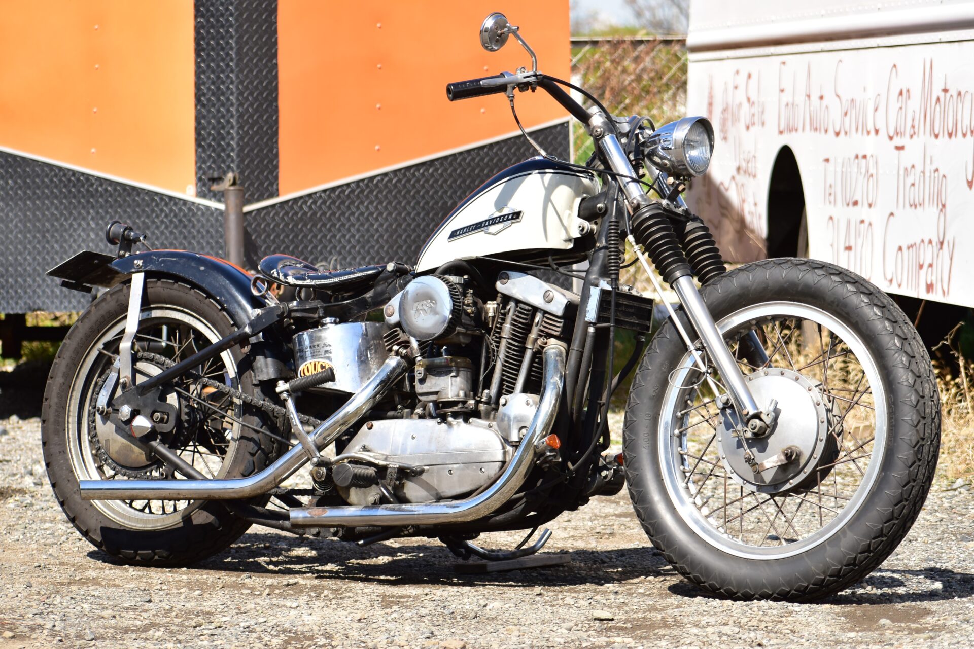 チョッパータンク ショベル パンヘッド スポーツスタータンク ナロー