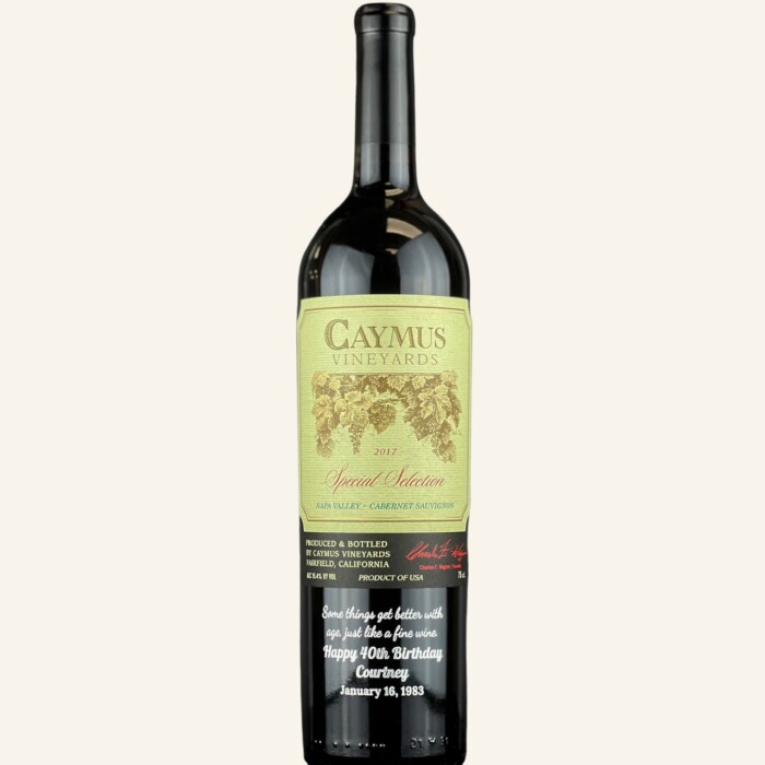 Caymus Cabernet Sauvignon Special Select - Engrave My Wine