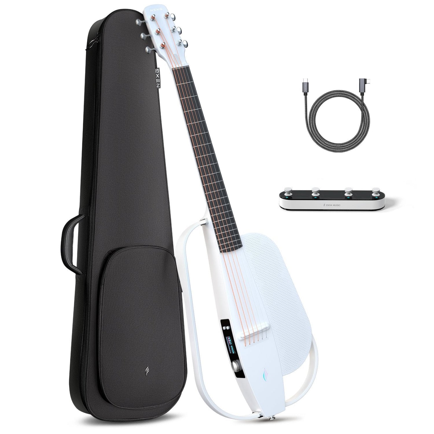 ENYA NEXG 2: Smart Silent Travel Guitar with Looper