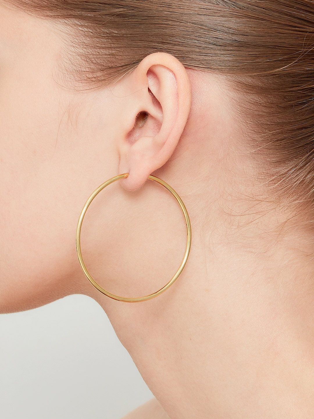 MARIA BLACK | セニョリータ 50 フープ ペア - イエローゴールド(ツヤ