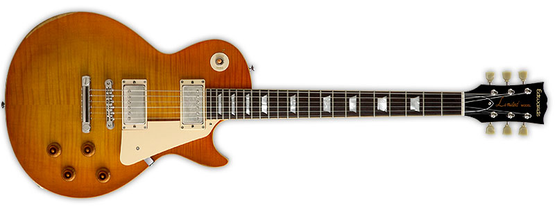 Edwards レスポールタイプ LINDY FRALIN搭載