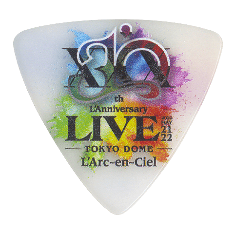 tetsuya 本人使用ピック 白 ASIA LIVE ラルク L'Arc 【公式通販】