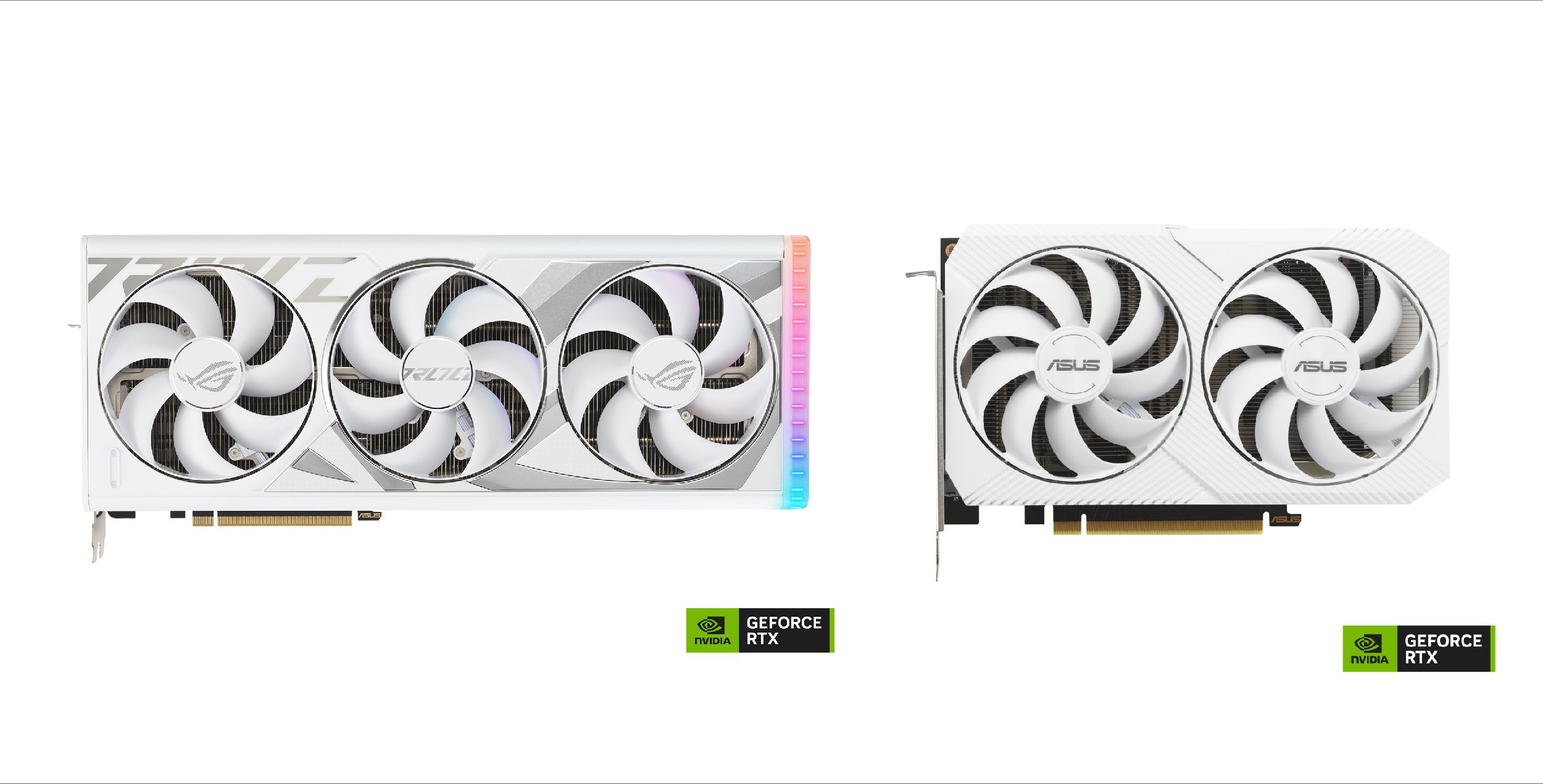 白PCに最適！】ASUSから白色カラーリングモデルGeForce RTX 40