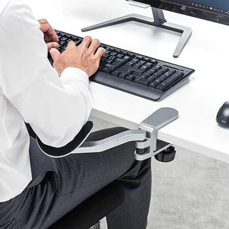 エルゴレスト アームレスト ホワイトグレー ERGOREST ONLINE STORE