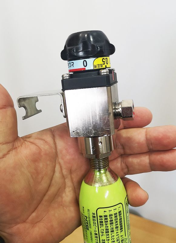 ビールサーバー用 ミニガス用減圧弁 動作確認済み 8mm