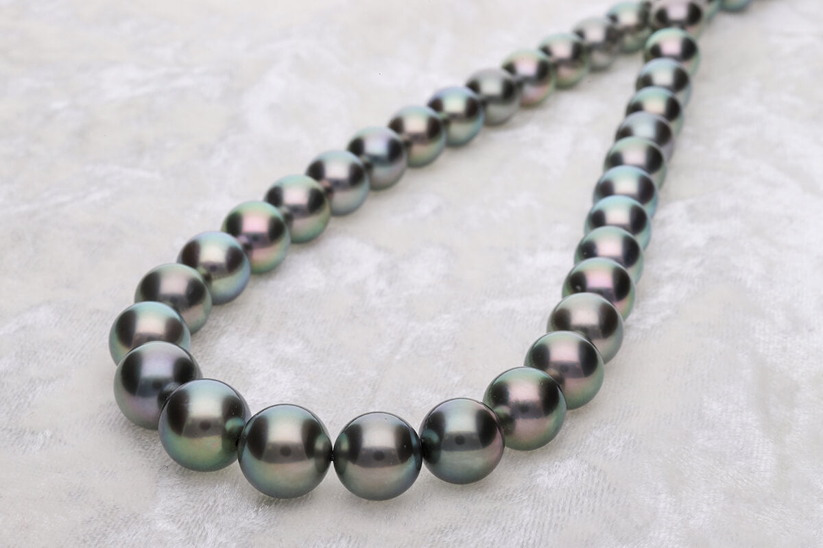 ブラックパール イエローゴールド アメリカンピアス｜無調色 黒蝶真珠