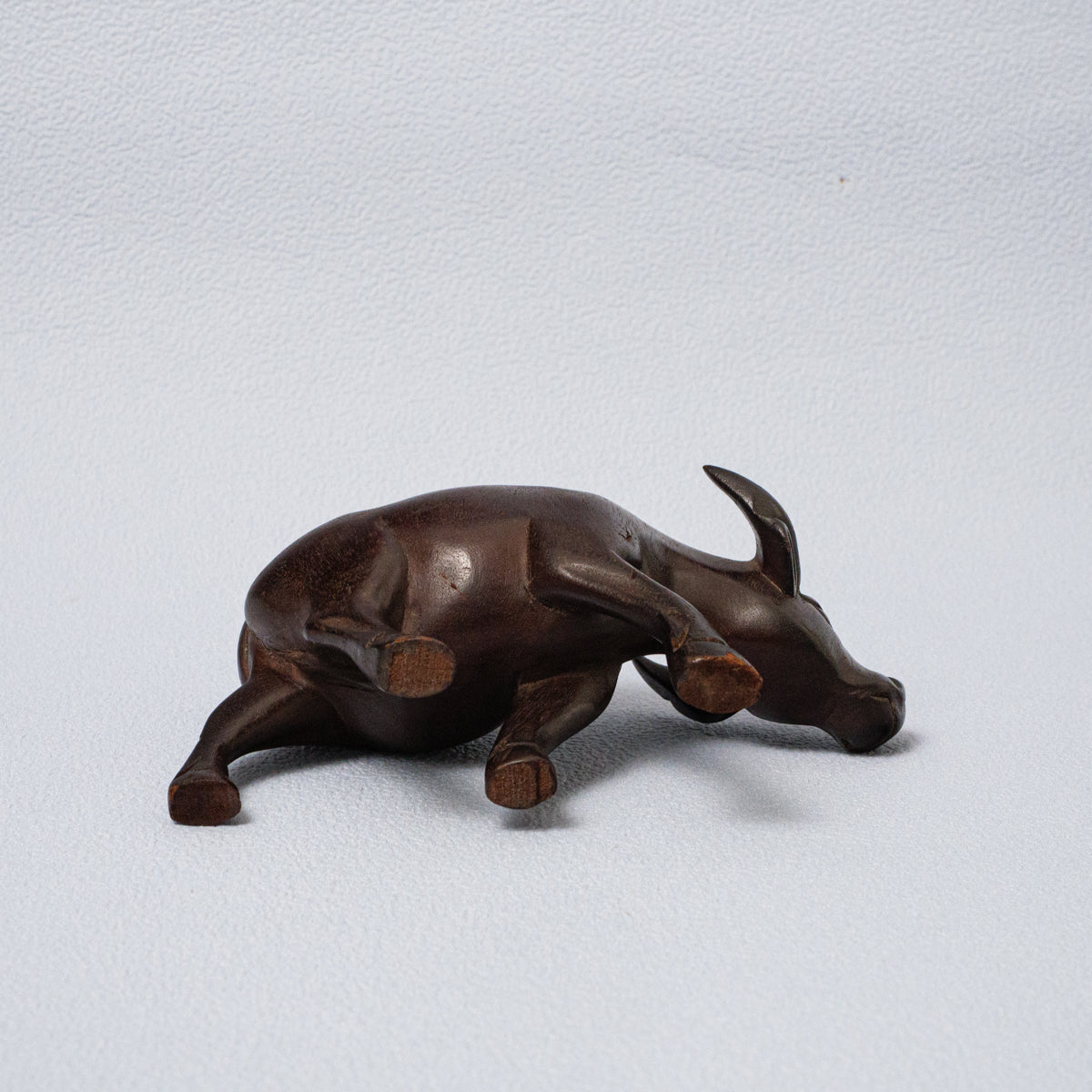 紫檀、彫刻水牛牧童像、サイズ長さ25cm重さ約1830g 【公式通販】