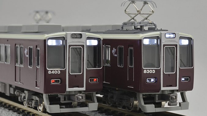 阪急 8300系 2次車・8303編成・白ライト – 新製品紹介